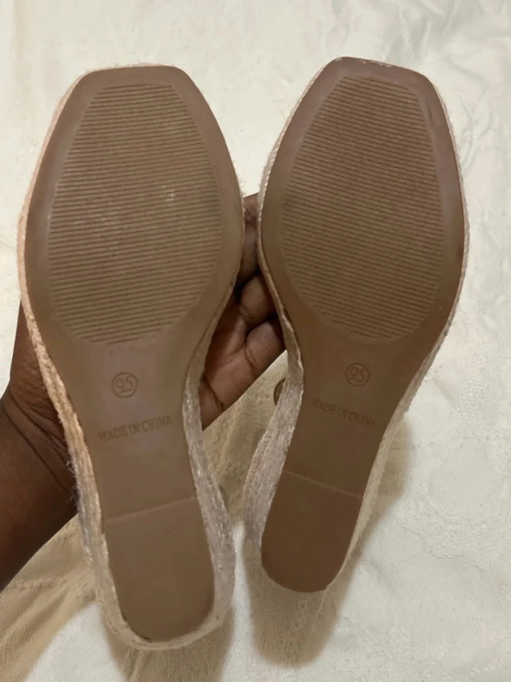Steve Madden Espadrille Rhinestone Wedge Sandals